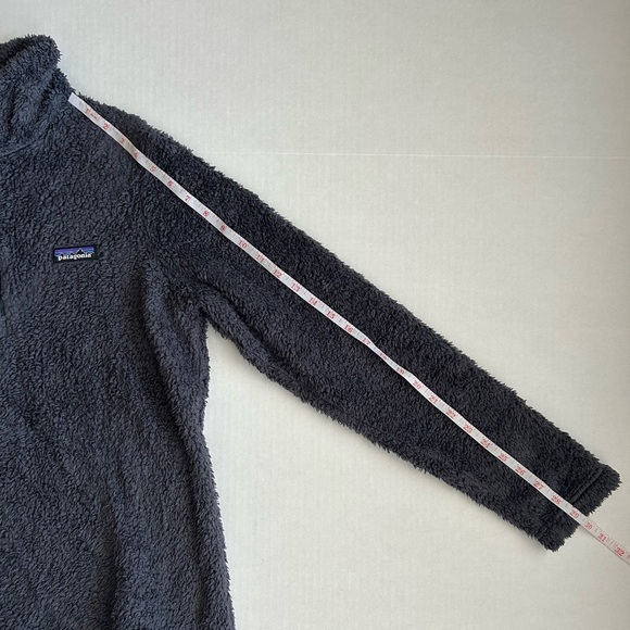 Patagonia Women's Smolder Blue Fleece Los Gatos Quarter ¼ Zip Pullover Large - Picture 8 of 12
